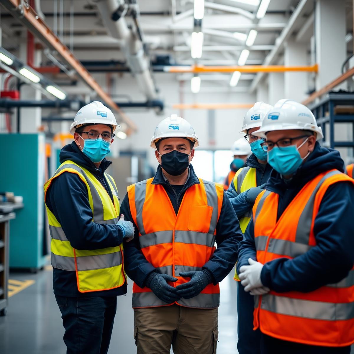Vakmensen aan het werk